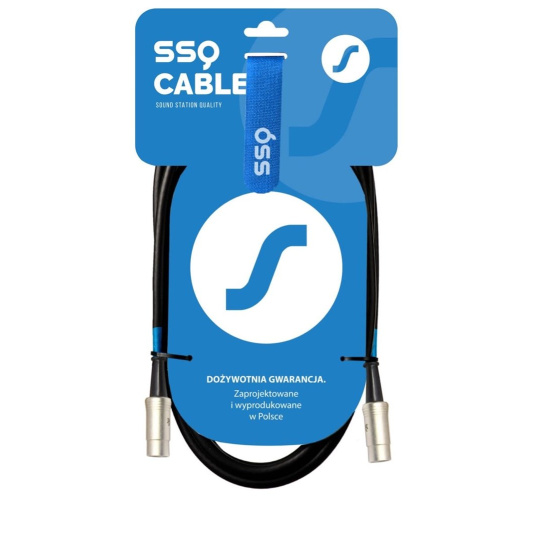 SSQ MIDI1 SS-1417 Kabel MIDI (5-pin) - MIDI (5-pin) 1 m Černá