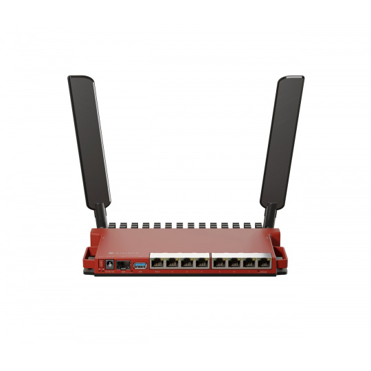 Mikrotik L009UiGS-2HaxD-IN bezdrátový router Gigabit Ethernet Jednopásmový (2,4 GHz) Červená