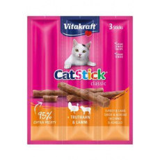 Vitakraft Cat poch. Stick Classic morka+jahňa 3x6g Vitakraft Cat poch. Stick Classic morka+jahňa 3x6g