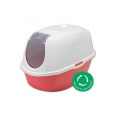 WC mačka SMART CAT kryté 54,5x39,1x40,3cm, korálová