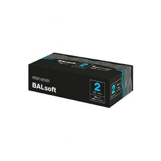Vreckovky papierové Balsoft 2-vrstvové box 150ks Vreckovky papierové Balsoft 2-vrstvové box 150ks