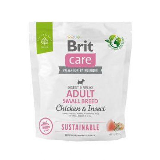 Brit Care Dog Sustainable Adult Small Breed 1kg Brit Care Dog Sustainable Adult Small Breed 1kg