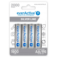 Nabíjecí baterie everActive Ni-MH R6 AA 2000 mAh Silver Line