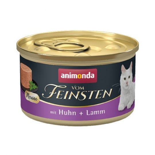 ANIMONDA Vom Feinsten Mush Chicken and Lamb - vlhké krmivo pro kočky - 85 g