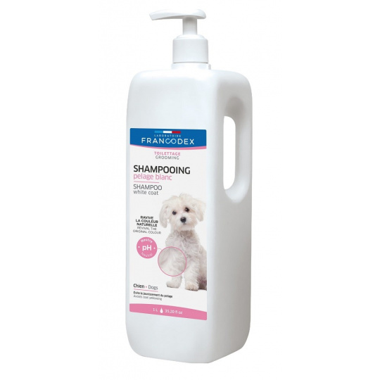 FRANCODEX White coat - šampon pro psy - 1l