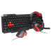 BLOW 84-221 klávesnice Obsahuje myš USB QWERTY Černá, Červená