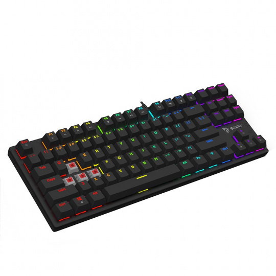 Mechanická klávesnice Savio Tempest x2 RGB, Outemu RED