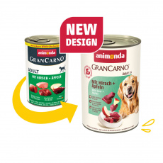 GRANCARNO Adult - s jelením mäsom a jablkami 400 g GRANCARNO Adult - s jelením mäsom a jablkami 400 g