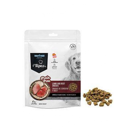 Tapas Gourmet Snack pre psa Jahňacie a Hovädzie 150g Tapas Gourmet Snack pre psa Jahňacie a Hovädzie 150g