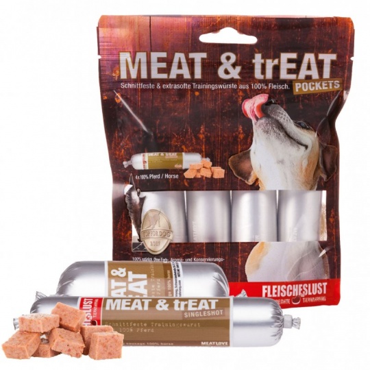 Meat & Treat Horse  4x40g
