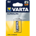 Varta Superlife 9V Baterie na jedno použití Zinko-uhlíkový