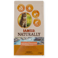 IAMS Naturally Adult North Atlantic salmon & rice - suché krmivo pro kočky - 2,7kg