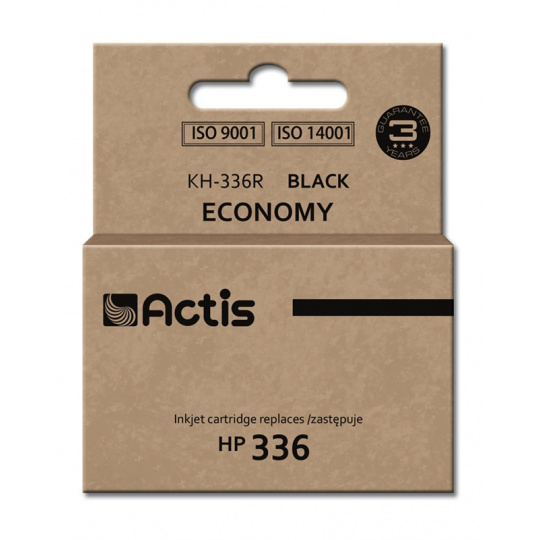 Actis KH-336R Inkoust (náhrada za HP 336 C9362A; standardní; 9 ml; černý)