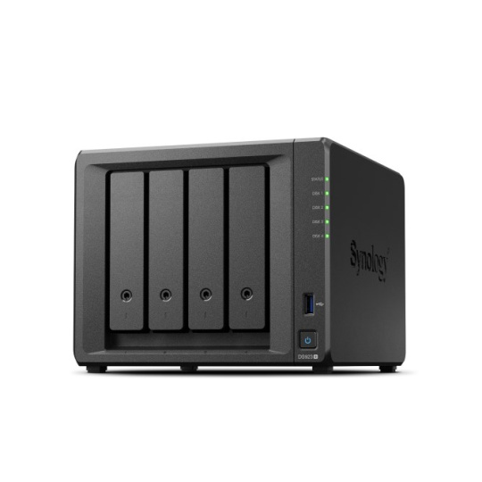 Synology DiskStation DS923+ úložný server NAS Tower AMD Ryzen R1600 4 GB DDR4L DiskStation Manager Černá