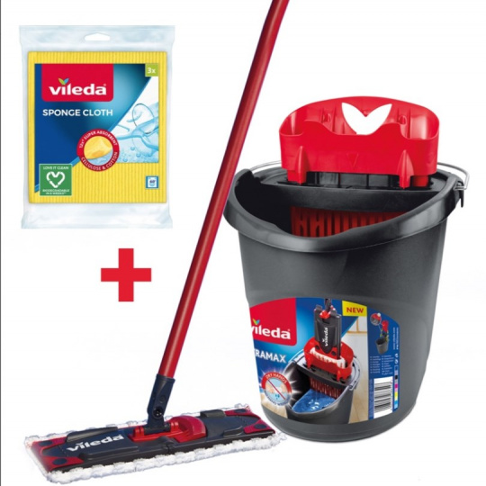 Vileda Ultramax Box mop + utěrky 3 ks.