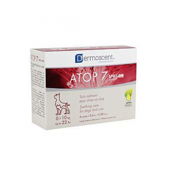 Dermoscent Atop 7 spot-on 0-10 kg 4 pipety Dermoscent Atop 7 spot-on 0-10 kg 4 pipety