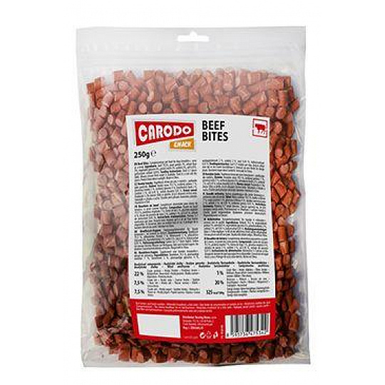 CARODO Dog poch. Hovädzie kúsky 250g