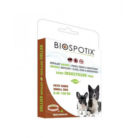 Obojok BIOGANCE Biospotix Small dog S-M s repelentným účinkom 38 cm (do 30 kg) Obojok BIOGANCE Biospotix Small dog S-M s repelentným účinkom 38 cm (do 30 kg)