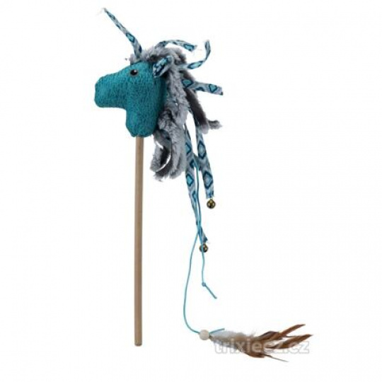 Plyšový kôň na tyčke, plyš/látka 37 cm Plyšový kôň na tyčke, plyš/látka 37 cm