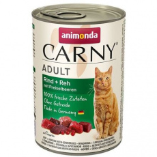 ANIMONDA konzerva CARNY Adult - hovädzie, jelenie, brusnice 400g