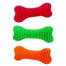 Hračka pes Kosť Dentálna rebrovaná plávajúca 14cm SP Hračka pes Kosť Dentálna rebrovaná plávajúca 14cm SP