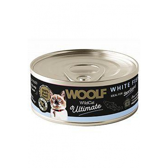 WOOLF WildCat Ultimate konz. Adult Paté White Fish 85g WOOLF WildCat Ultimate konz. Adult Paté White Fish 85g
