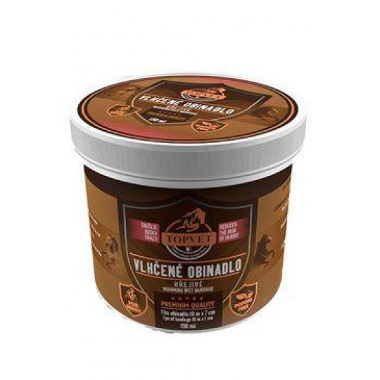 Vlhčený obväz hrejivý pre kone TOPVET 1ks