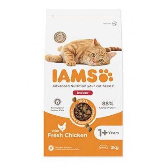 Iams Cat Adult IND Chicken 2kg Iams Cat Adult IND Chicken 2kg