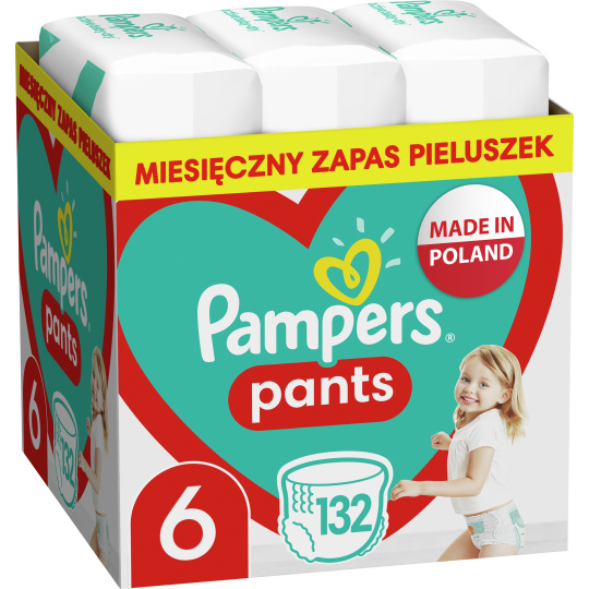 Pampers Pants Chlapec/děvče 6 132 kusů