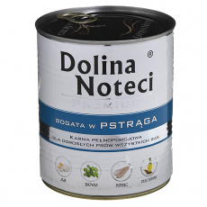 DOLINA NOTECI Premium Bohaté na pstruhy - vlhké krmivo pro psy - 800 g