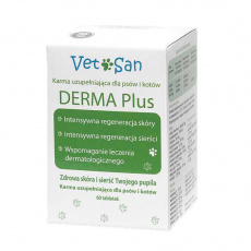VETOSAN Derma Plus - vitaminový komplex pro psy a kočky - 60 tablet