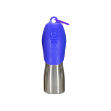 Fľaša na vodu nerezová pre psa, modrá KONG  H2O (740ml/25oz) Stainless Steel Bottle Blue