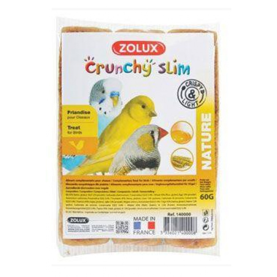 Sušienky vták CRUNCHY CAKE SLIM 3ks 60g Zolux Sušienky vták CRUNCHY CAKE SLIM 3ks 60g Zolux
