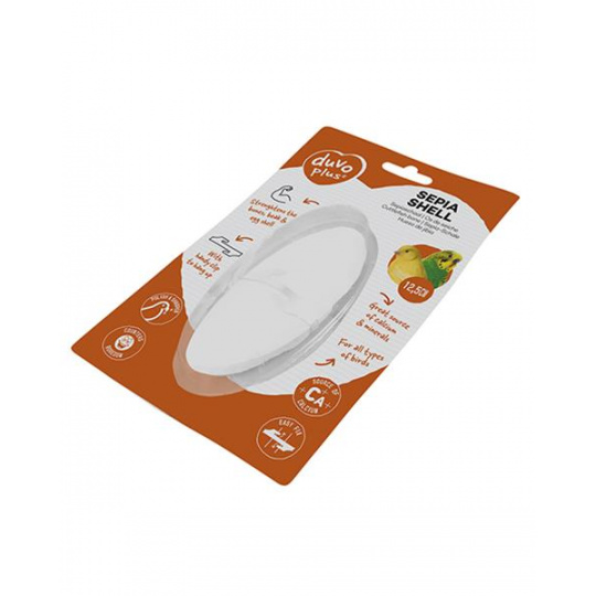 Pamlsok DUVO+ Kosť sépiová pre vtáky 12,5 cm Pamlsok DUVO+ Kosť sépiová pre vtáky 12,5 cm