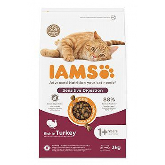 Iams Cat Adult Turkey 3kg