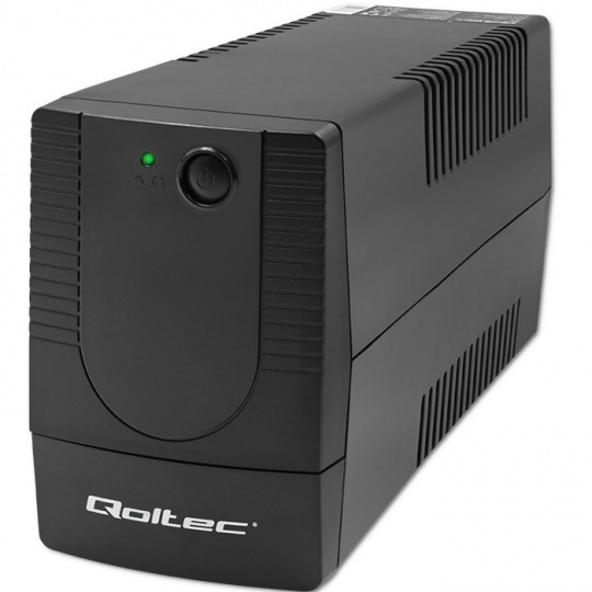 Qoltec 53774 zdroj nepřerušovaného napětí Line-interaktivní 1 kVA 600 W 1 AC zásuvky / AC zásuvek