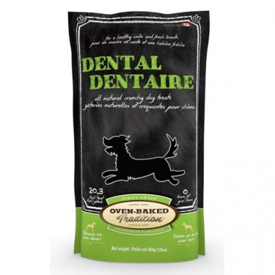 OBT All Natural crunchy dog treats DENTAL 284 g, maškrta na starostlivosť o zuby OBT All Natural crunchy dog treats DENTAL 284 g, maškrta na starostlivosť o zuby