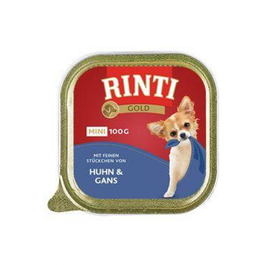 Rinti Dog Gold Mini vanička kura+hus 100g Rinti Dog Gold Mini vanička kura+hus 100g