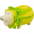 Cabbage Pig - prasiatko v kapuste, 23 cm, latexová hračka so zvukom, svetlozelená