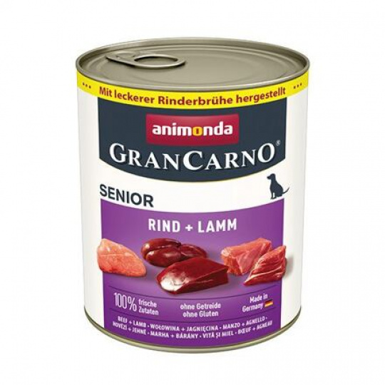 GRANCARNO Senior - hovädzie, jahňacie 800 g GRANCARNO Senior - hovädzie, jahňacie 800 g