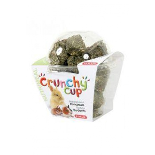 Pochúťka CRUNCHYCUP lucerna/mrkva pre hlod 200g Zolux Pochúťka CRUNCHYCUP lucerna/mrkva pre hlod 200g Zolux