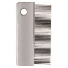 Hrebeň veľmi jemný na blchy a prach, kovový 6 cm Hrebeň veľmi jemný na blchy a prach, kovový 6 cm