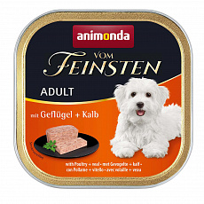 ANIMONDA paštéta ADULT - hydina, teľacie pre psy 150g