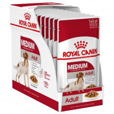 ROYAL CANIN SHN Medium Adult in sauce - vlhké krmivo pro dospělé psy - 10x140g