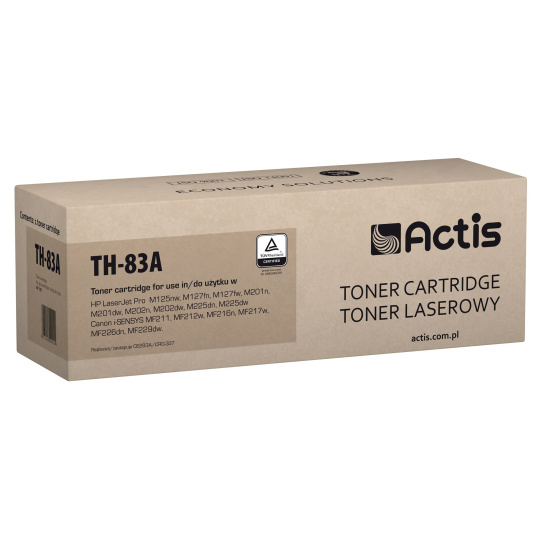 Actis Tonerová kazeta TH-83A (náhrada za HP 83A CF283A, Canon CRG-737; Supreme; 1500 stran; černá)