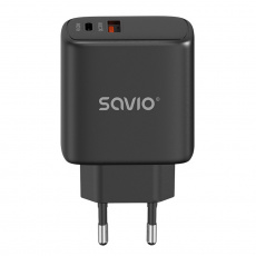 SAVIO LA-06/B USB Quick Charge Power Delivery 3.0 30W Interní nabíječka