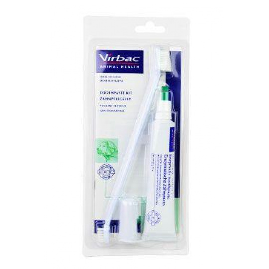 C.E.T.Zubná pasta enzymatická pes hydinová 70g+kartáčky C.E.T.Zubná pasta enzymatická pes hydinová 70g+kartáčky