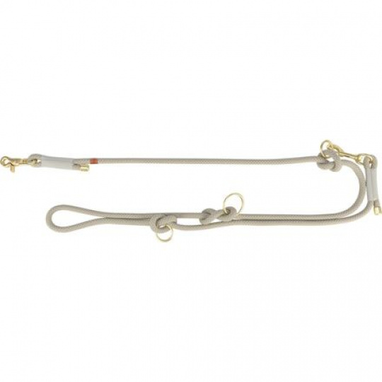 Soft Rope predlžovacie okrúhle tkané vodítko, sivá/svetlosivá Soft Rope predlžovacie okrúhle tkané vodítko, sivá/svetlosivá