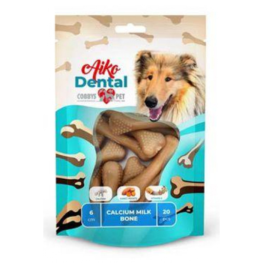 Dental Kalciové mliečne kosti 6cm 20ks Dental Kalciové mliečne kosti 6cm 20ks