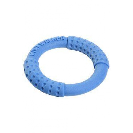 Hračka pes RING MAXI plávajúca.a lietajúci z TPR modr. Kiwi